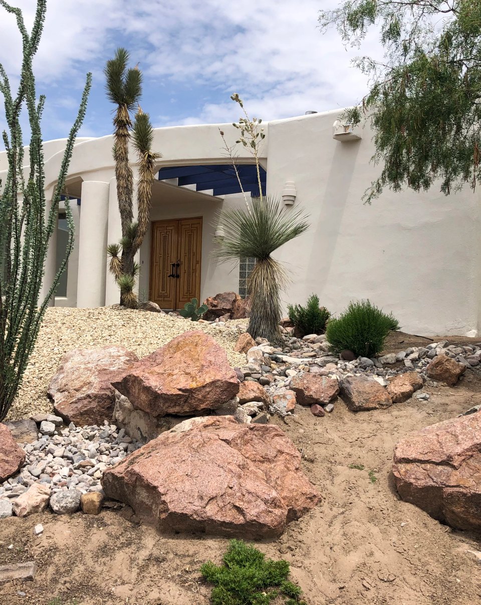 Drip irrigation and sprinkler repair work by Brainard's Greenscapes in Las Cruces, NM