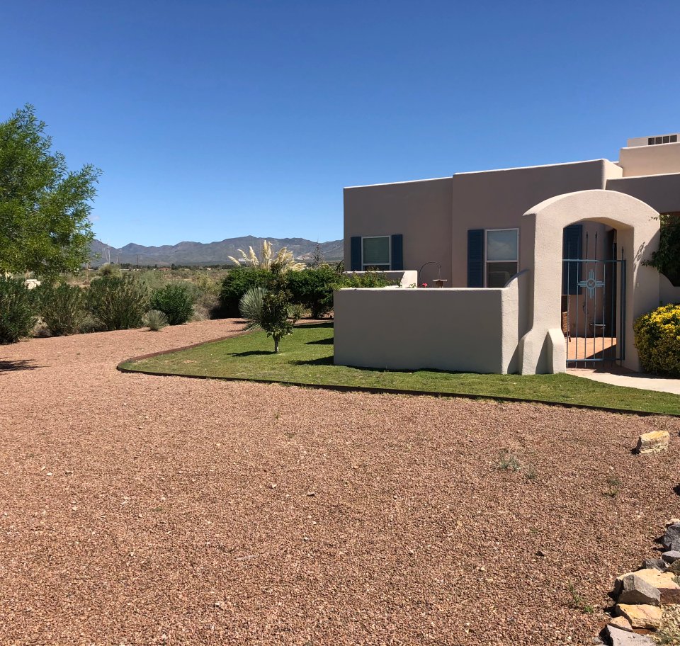 Fresh sod lawn install in Anthony, NM near the lower Mesilla Valley