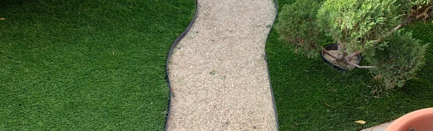 Brainard's Greenscapes walkway installation in Las Cruces