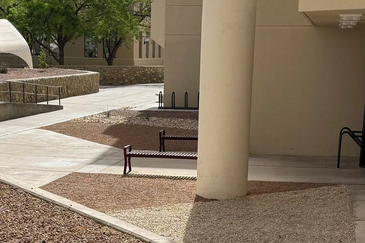 Front yard xeriscape install in Sonoma Ranch, NM